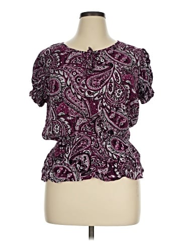 Croft & Barrow Short Sleeve Blouse (view 1)