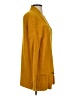 JJ Basics 100% Acrylic Yellow Cardigan Size S - photo 4
