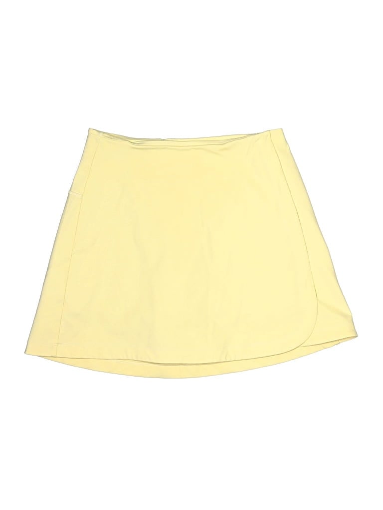 Pre-owned Girlfriend Collective Casual Skirt In Yellow