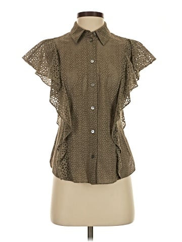 Theory Short Sleeve Blouse (view 1)