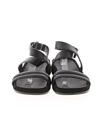 Madewell The Caro Ankle-Wrap Sandals in Leather (view 2)