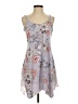 Assorted Brands Floral Gray Casual Dress Size S - photo 1