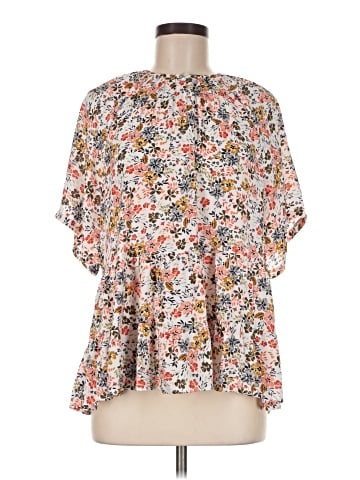 Ann Taylor LOFT Short Sleeve Blouse (view 1)