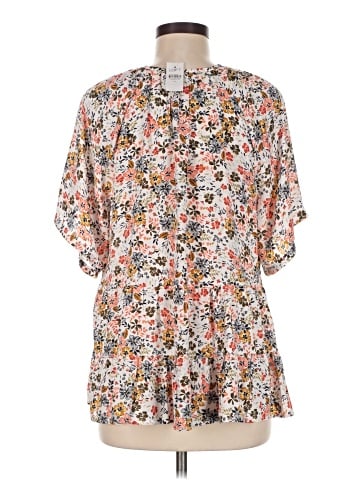 Ann Taylor LOFT Short Sleeve Blouse (view 2)