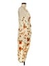 Shein Floral Tan Cocktail Dress Size L - photo 4