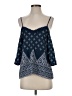 Ganji LA Blue 3/4 Sleeve Blouse Size S - photo 1