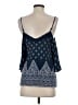 Ganji LA Blue 3/4 Sleeve Blouse Size S - photo 2