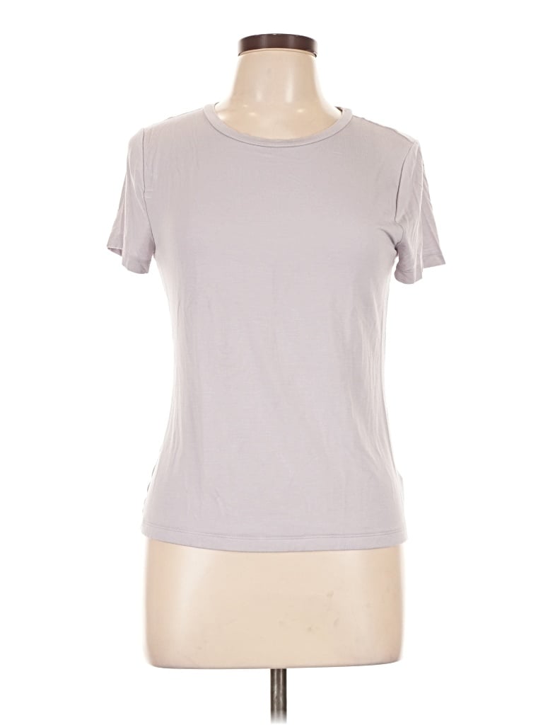 Pre-owned Express Short Sleeve T-shirt In Gray