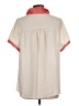 Forever 21 Plus 100% Polyester Polka Dots Ivory Short Sleeve Blouse Size 1X Plus - photo 2