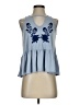 Alya Blue Sleeveless Blouse Size S - photo 1