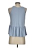 Alya Blue Sleeveless Blouse Size S - photo 2