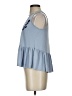 Alya Blue Sleeveless Blouse Size S - photo 5