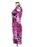 Cache Print Purple Cocktail Dress Size 6 - photo 5