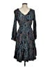 Maeve 100% Polyester Paisley Teal Casual Dress Size M - photo 1