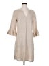 Three Dots 100% Linen Tan Casual Dress Size S - photo 1