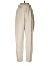 MNG 100% Polyester Solid Ivory Casual Pants Size 8 - photo 1
