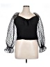 Lulus 100% Polyester Black Tube Top Size XL - photo 1
