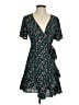 Unbranded Floral Green Casual Dress Size S - photo 1
