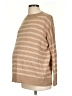 Hatch Stripes Tan Pullover Sweater Size Sm Maternity (1) - photo 1