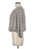 Max Studio 100% Polyester Ivory 3/4 Sleeve Blouse Size M - photo 5