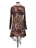 Anis.A 100% Polyester Paisley Brown Cocktail Dress Size S - photo 1