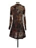 Anis.A 100% Polyester Paisley Brown Cocktail Dress Size S - photo 2