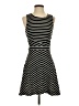 Xhilaration Stripes Black Casual Dress Size S - photo 1
