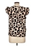 Shein Animal Print Brown Short Sleeve Blouse Size L - photo 2
