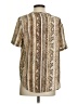 Equipment 100% Silk Animal Print Tan Short Sleeve Silk Top Size S - photo 2