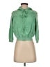 Charlotte Ronson 100% Cotton Green Jacket Size M - photo 1