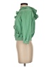 Charlotte Ronson 100% Cotton Green Jacket Size M - photo 5