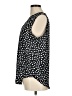 EMALINE 100% Polyester Polka Dots Black Sleeveless Blouse Size M - photo 5