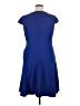 Anne Klein Solid Blue Casual Dress Size 16 - photo 2