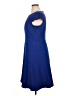 Anne Klein Solid Blue Casual Dress Size 16 - photo 5