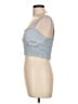 Lost + Wander Silver Sleeveless Top Size L - photo 5