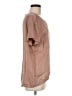 Quince 100% Silk Brown Short Sleeve Top Size M - photo 4