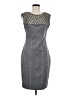 Ted Baker London 100% Polyester Stripes Gray Cocktail Dress Size 8 (3) - photo 1