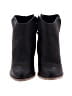 Mia 100% Leather Black Ankle Boots Size 9 - photo 2