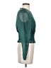 Express 100% Polyester Teal Long Sleeve Blouse Size XS - photo 4