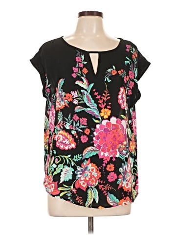 7th Avenue Design Studio New York & Company Short Sleeve Blouse (view 1)