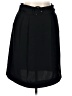 H&M 100% Polyester Solid Black Formal Skirt Size 10 - photo 1