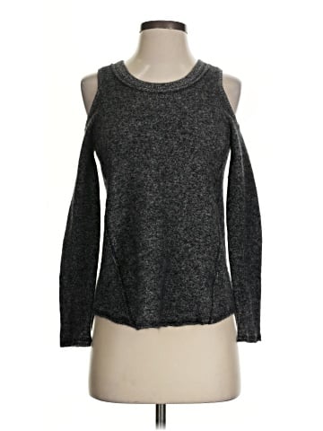 Aqua Cashmere Pullover Sweater (view 1)
