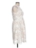 Brixon Ivy 100% Polyester White Cocktail Dress Size L - photo 4