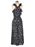 Taylor 100% Polyester Paisley Blue Jumpsuit Size 4 - photo 2