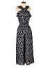 Taylor 100% Polyester Paisley Blue Jumpsuit Size 4 - photo 1