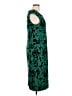 Connected Apparel 100% Polyester Paisley Teal Cocktail Dress Size 10 - photo 4