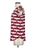 Express Burgundy Short Sleeve Blouse Size XS - photo 5