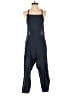 NOM 100% Linen Solid Blue Jumpsuit Size 1X (estimated) - photo 1