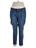 Molly & Isadora Solid Blue Jeans Size 16 Plus - photo 1