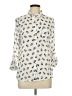 Freebird 100% Polyester Animal Print Ivory Long Sleeve Blouse Size L - photo 1
